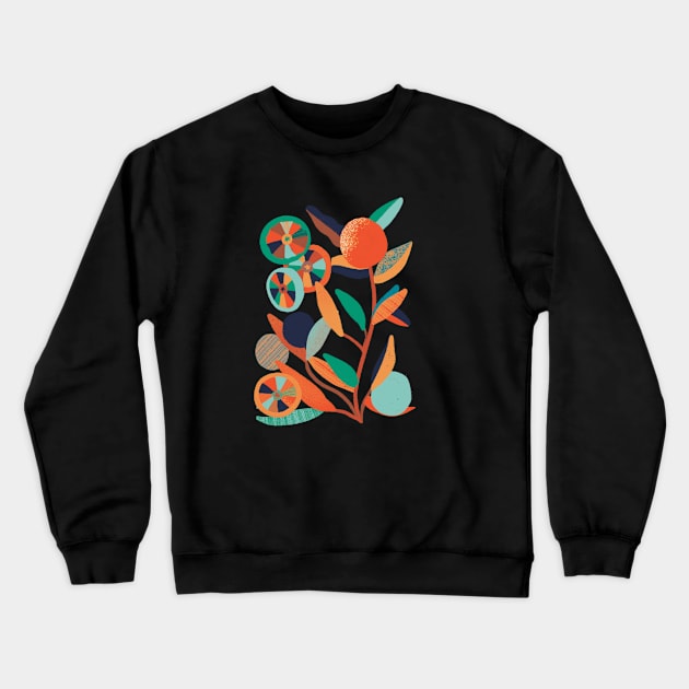 Orange tree Crewneck Sweatshirt by Zonizom